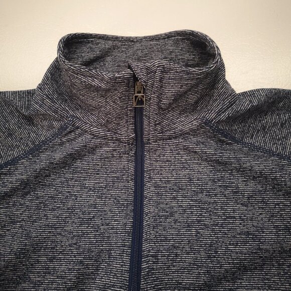 2/$30.00 - Head Ladies Size Small Fitted Navy 1/4 Zip Athletic Top - Picture 5 of 13